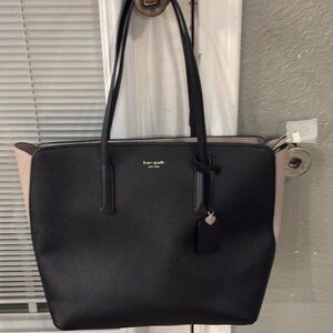 Kate Spade Black and Cream Tote Bag
